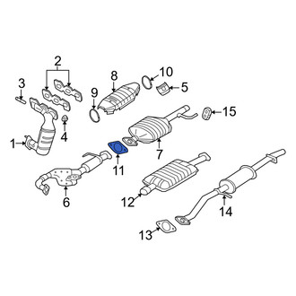 Mercury OE - Front Catalytic Converter Gasket