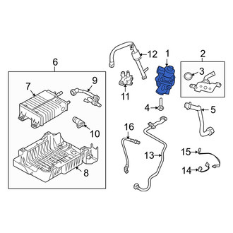 Mercury OE - Exhaust Gas Recirculation (EGR) Valve