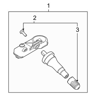 Mercury OE - Electrical - Tire Pressure Monitor Components (Base / Premier)