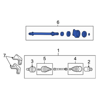 Mercury OE - Front CV Intermediate Shaft