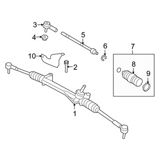 Mercury OE - Steering Gear & Linkage