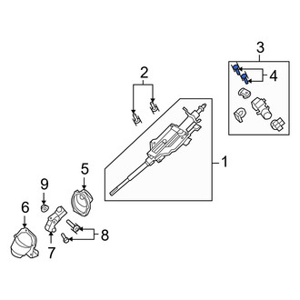 Mercury OE - Ignition Lock Housing Bolt