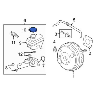 Mercury OE - Brake Master Cylinder Reservoir Cap