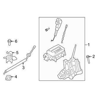 Mercury OE - Console - Shifter Housing (Automatic Tr)