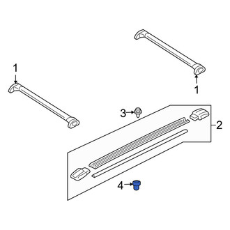 Mercury OE - Roof Side Rail Nut
