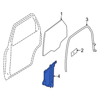 Mercury OE - Rear Left Window Regulator
