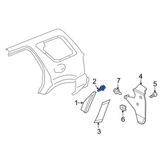 Mercury OE - Exterior Molding Clip