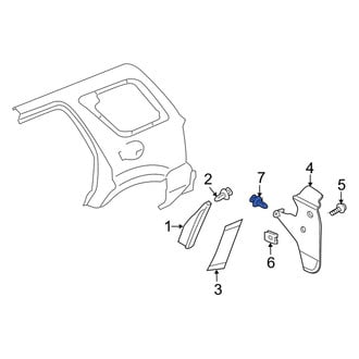 Mercury OE - Bumper Cover Rivet