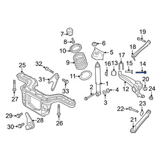 Mercury OE - Suspension Trailing Arm Bolt