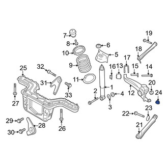 Mercury OE - Steering Tie Rod Nut