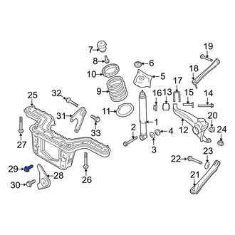Mercury OE - Rear Suspension Crossmember Bolt