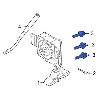 Mercury OE - Spare Tire Carrier Winch Bolt