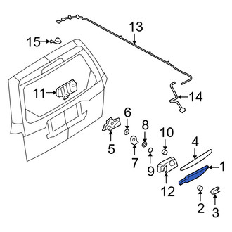 Mercury OE - Rear Wiper Arm