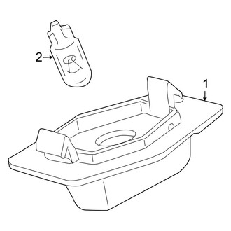Mercury OE - Rear Lamps - License Lamps (Flex / Gas)