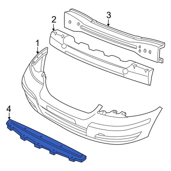 Radiator Support Air Deflector