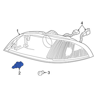 Mercury OE - Front Headlight Bulb