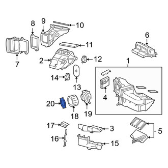 Mercury OE - HVAC Blower Motor Gasket