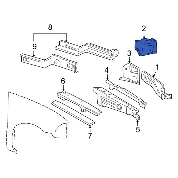 Suspension Strut Tower