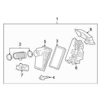 Mercury OE - Engine / Transaxle - Air Intake (Base / Premier)