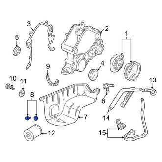 Mercury OE - Engine Oil Drain Plug