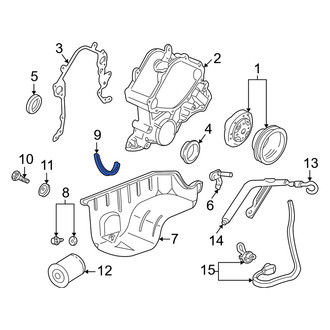 Mercury OE - Rear Engine Oil Pan Gasket