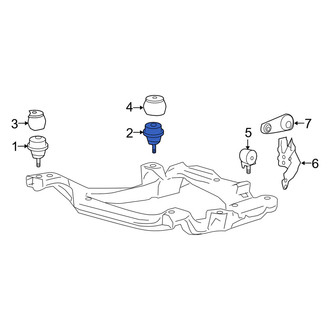 Mercury OE - Front Engine Mount Isolator