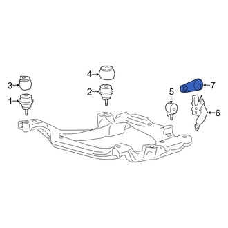 Mercury OE - Automatic Transmission Mount Brace