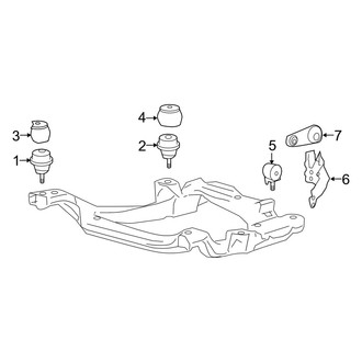 Mercury OE - Engine / Transaxle - Engine & Transmission Mounting