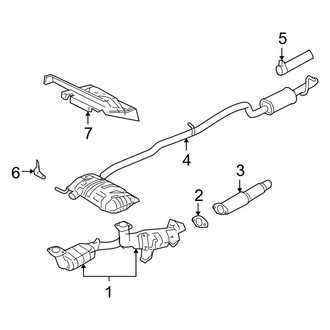 Mercury OE - Exhaust System - Exhaust Components (Base / Premier)