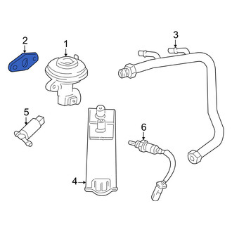 Mercury OE - Exhaust Gas Recirculation (EGR) Valve Gasket