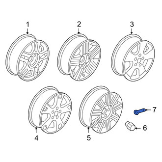 Mercury OE - Tire Valve Stem