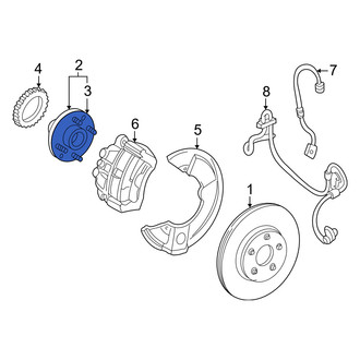 Mercury OE - Rear Wheel Lug Stud