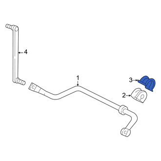 Mercury OE - Front Suspension Stabilizer Bar Bracket