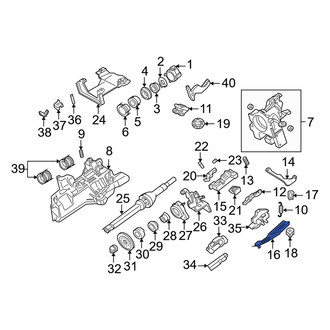 Mercury OE - Ignition Switch Actuator