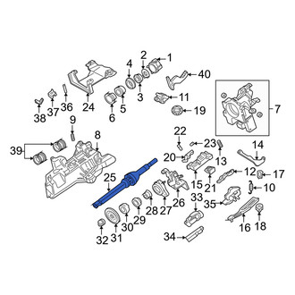 Mercury OE - Upper Steering Shaft