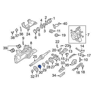 Mercury OE - Lower Steering Column Bearing Race