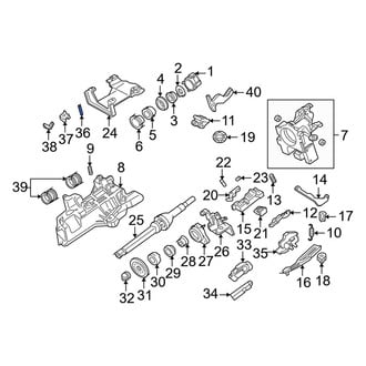 Mercury OE - Steering Column Housing Support Pin