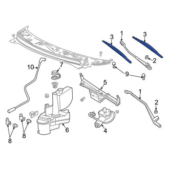 Mercury OE - Front Left Wiper Blade