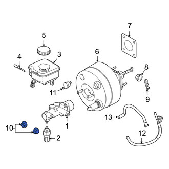 Mercury OE - Bumper Impact Bar Nut
