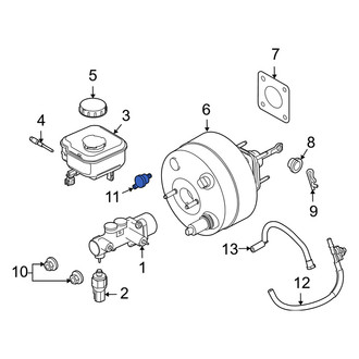Mercury OE - Power Brake Booster Check Valve
