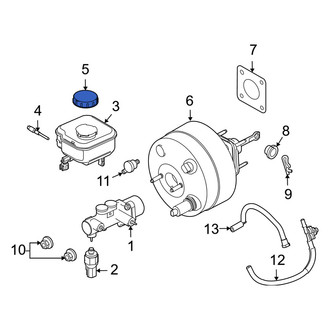 Mercury OE - Brake Master Cylinder Reservoir Cap