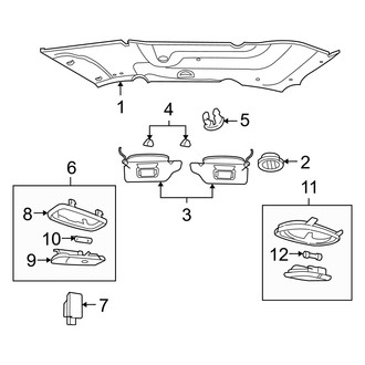 Mercury OE - Roof - Interior Trim