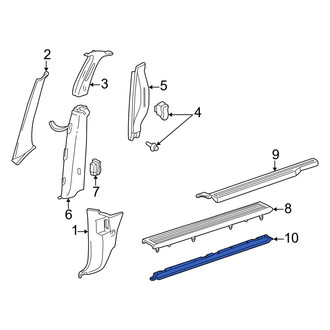 Mercury OE - Door Sill Plate Bracket