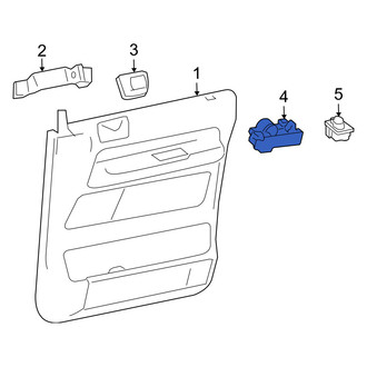 Mercury OE - Right Door Window Switch