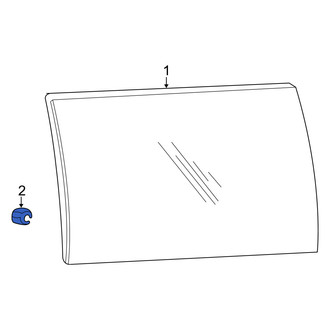 Mercury OE - Sliding Door Glass Nut