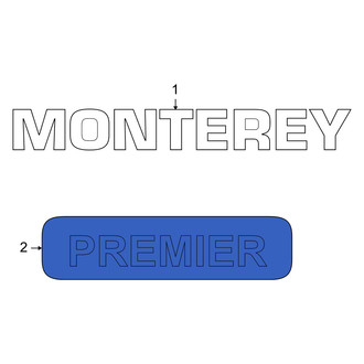 Mercury OE - Rear Hatch Emblem