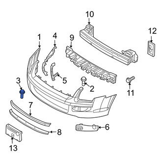Mercury OE - Bumper Cover Bolt