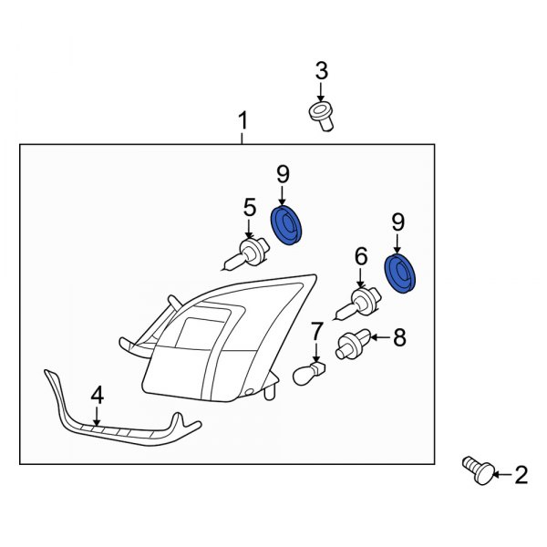 Headlight Bulb Cap