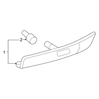 Mercury OE - Front Lamps - Side Marker Lamps
