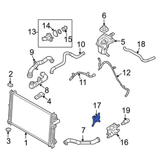 Mercury OE - Engine Coolant Outlet Gasket